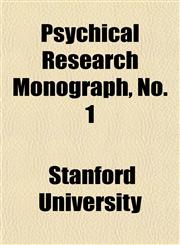 Psychical Research Monograph, No. 1,115180195X,9781151801951