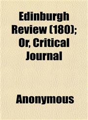 Edinburgh Review (180); Or, Critical Journal,1152479032,9781152479036