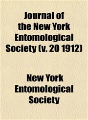 Journal of the New York Entomological Society (v. 20 1912),1152990454,9781152990456