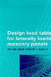 Design Tables for Reinforced Laterally Loaded Masonry Panels To Bs 5628 2 Parts,0727725262,9780727725264