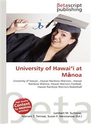 University of Hawaiʻi at Mānoa,6136292904,9786136292908