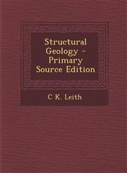 Structural Geology - Primary Source Edition,1293803030,9781293803035
