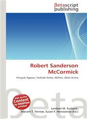 Robert Sanderson McCormick,6135157604,9786135157604