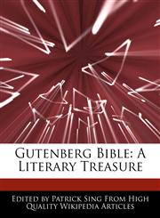 Gutenberg Bible A Literary Treasure,1276180667,9781276180665