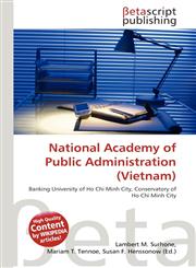 National Academy of Public Administration (Vietnam),6135447726,9786135447729