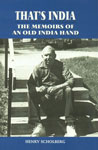 That's India The Memoirs of an Old India Hand 1st Published,8185002304,9788185002309