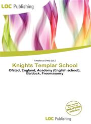 Knights Templar School,6136912813,9786136912813