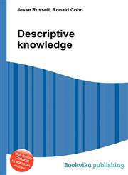 Descriptive Knowledge,5510893311,9785510893311