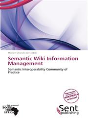 Semantic Wiki Information Management,6138691709,9786138691709