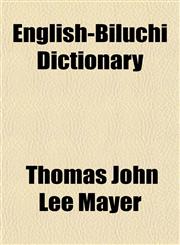 English-Biluchi Dictionary,1152166018,9781152166011