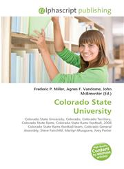 Colorado State University,6130010044,9786130010041