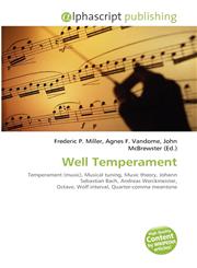 Well Temperament,6132796045,9786132796042