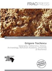 Grigore Tocilescu,6139620856,9786139620852