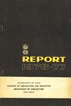 Department of Agriculture : Report - 1976-77