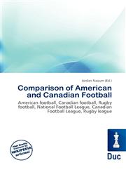 Comparison of American and Canadian Football,6136770636,9786136770635