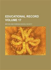 Educational Record Volume 17,1130151824,9781130151824