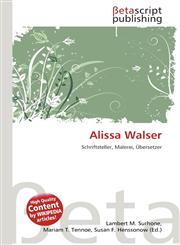 Alissa Walser,6134479926,9786134479929