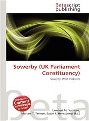 Sowerby (UK Parliament Constituency),613602540X,9786136025407