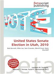 United States Senate Election in Utah, 2010,6134860077,9786134860079
