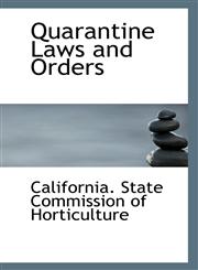 Quarantine Laws and Orders,1113355484,9781113355485