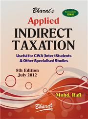 Applied Indirect Taxation 8th Edition,8177338447,9788177338447