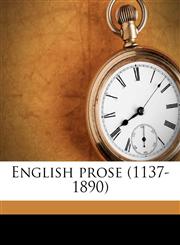 English prose (1137-1890),1172747881,9781172747887