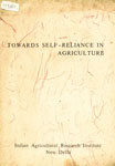Towards Self-Reliance in Agriculture 1st Edition