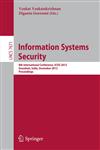 Information Systems Security 8th International Conference, Iciss 2012, Guwahati, India, December 15-19, 2012, Proceedings,3642351298,9783642351297