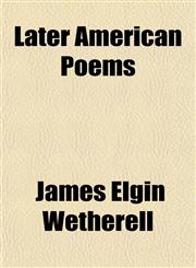 Later American Poems,1152366084,9781152366084