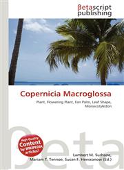 Copernicia Macroglossa,6135093010,9786135093018