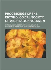 Proceedings of the Entomological Society of Washington Volume 9,1153104865,9781153104869