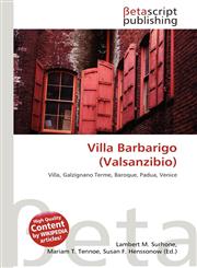 Villa Barbarigo (Valsanzibio),6134755338,9786134755337