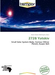 2728 Yatskiv,6138540654,9786138540656