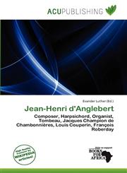 Jean-Henri d'Anglebert,6138083288,9786138083283