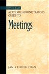 The Jossey-Bass Academic Administrator's Guide to Meetings,0787964328,9780787964320