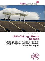 1980 Chicago Bears Season,6135953672,9786135953671