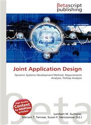 Joint Application Design,6133189576,9786133189577