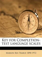 Key for Completion-test language scales,1176080849,9781176080843