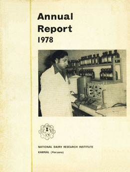 Annual Report - 1978 : National Dairy Research Institute