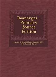 Boanerges - Primary Source Edition,1295703262,9781295703265