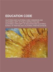 Education Code,1150659742,9781150659744