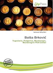 Balša Brković,6136652951,9786136652955