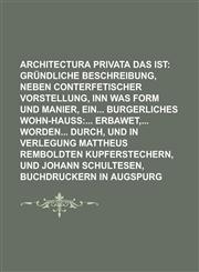 Architectura privata das ist,123001330X,9781230013305