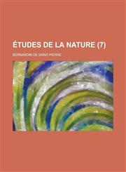 Etudes de La Nature (7 ),1234776561,9781234776565