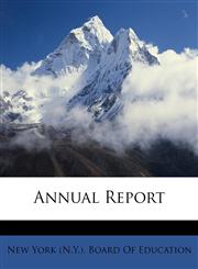Annual Report,1147186162,9781147186161