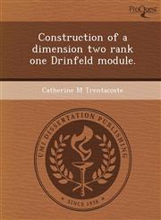 Construction of a dimension two rank one Drinfeld module.,1248961919,9781248961919