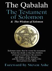 Qabalah - The Testament of Solomon - The Wisdom of Solomon,0955693225,9780955693229