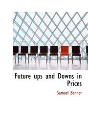 Future ups and Downs in Prices,1140008196,9781140008194