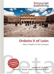 Ordoño II of León,6136117991,9786136117997