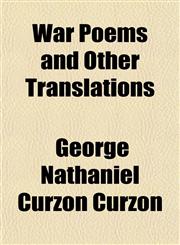 War Poems and Other Translations,1152503162,9781152503168